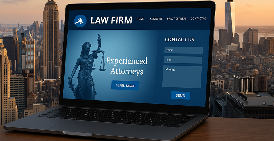 lawyer website redesign