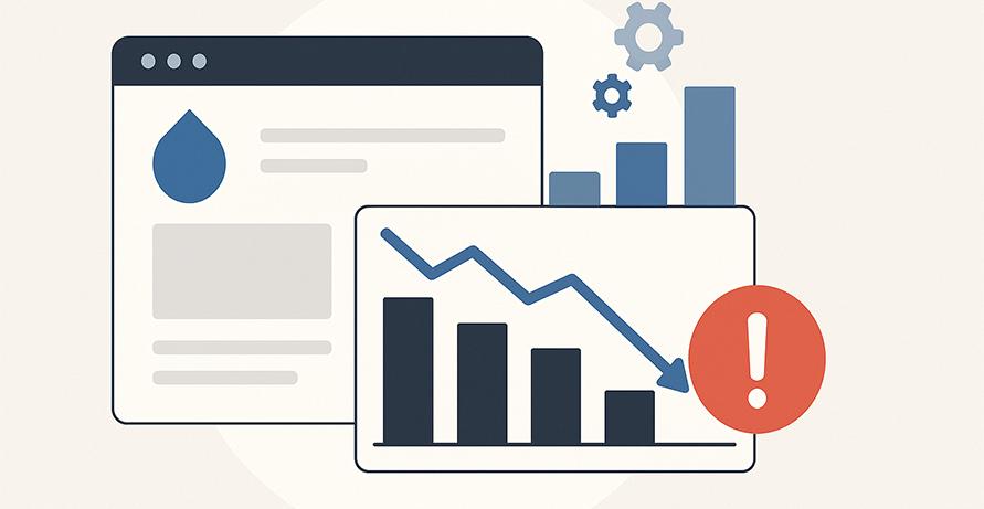 website redesign traffic loss