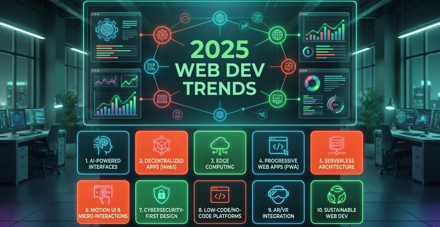 Top 10 Web Application Development Trends in 2025